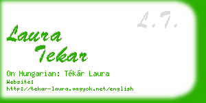 laura tekar business card